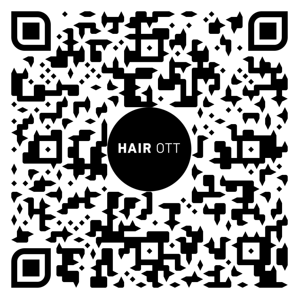 QR clode for directions to hair ott waterlooville